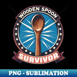 wooden spoon survivor 1 - instant sublimation digital download