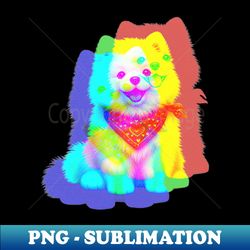 riso samoyed - decorative sublimation png file