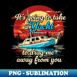vintage style yacht rock party boat drinking - retro png sublimation digital download