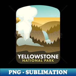 yellowstone national park - high-quality png sublimation download