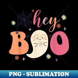 hey boo funny scary ghost halloween spooky season kid - professional sublimation digital download