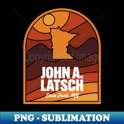 john a. latsch state park minnesota - png transparent sublimation design