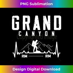 grand canyon national park - rim - rim - retro hiking - minimalist sublimation digital file - spark your artistic genius