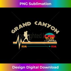 grand canyon national park - rim - rim - retro hiking - futuristic png sublimation file - striking & memorable impressions