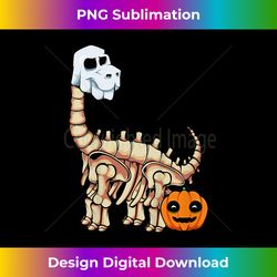 kids dinosaur skeleton ghost lazy halloween costume brontosaurus - contemporary png sublimation design - craft with boldness and assurance