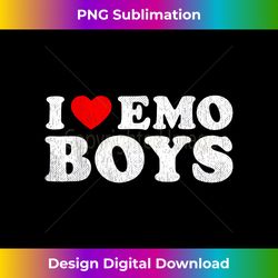 i love emo boys red heart boyfriend outfit i heart eboys - eco-friendly sublimation png download - chic, bold, and uncompromising