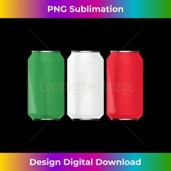 patriotic beer cans italy w italian flag tee  1 - classic sublimation png file - rapidly innovate your artistic vision