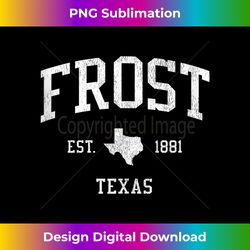 frost tx vintage athletic sports js01 tank top - sublimation-optimized png file - challenge creative boundaries