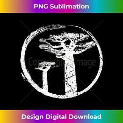 african baobab monkey bread tree - artisanal sublimation png file - chic, bold, and uncompromising