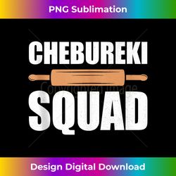 Chebureki Squad, Fried Dumplings, Rolling Pin Matching Group Tank Top - Minimalist Sublimation Digital File - Channel Your Creative Rebel