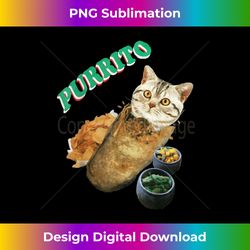 purrito cat fun mexican food kitty salsa guac kitten - timeless png sublimation download - elevate your style with intricate details