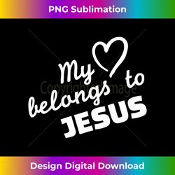 my heart belongs to j - edgy sublimation digital file - customize with flair