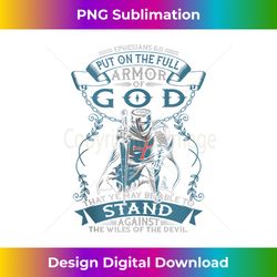 ephesians full armor of god christian bible verse religious tank - edgy sublimation digital file - tailor-made for sublimation craftsmanship