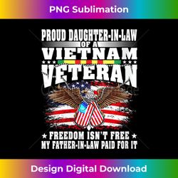 womens proud daughter-in-law of vietnam veteran freedom isn't free v-neck - timeless png sublimation download - enhance your art with a dash of spice