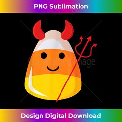 devil candy corn costume halloween puns are so corny - contemporary png sublimation design - chic, bold, and uncompromising
