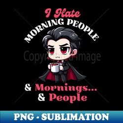 i hate morning people u0026 mornings u0026 people - cute dracula