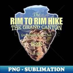 rim to rim (arrowhead) - png sublimation digital download