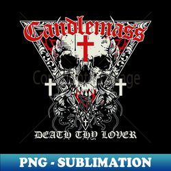 candlemass band new - decorative sublimation png file
