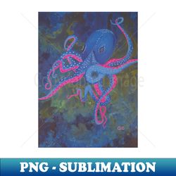 octopus design - from my original acrylic painting sea creatures