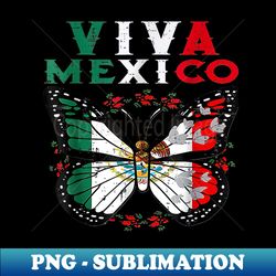 mexican independence day butterfly mexico girls - artistic sublimation digital file