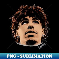 lamelo ball big face - decorative sublimation png file