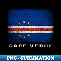 cape verde cape verdean flag cabo verde - retro png sublimation digital download