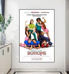 bottoms 2023 movie poster comedy home art print bar 113