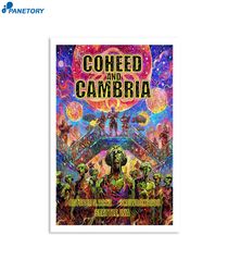 2023 coheed and cambria event seattle wa poster