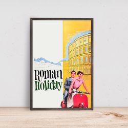 roman holiday movie posterroom decor, home decor, art poster for gift-1