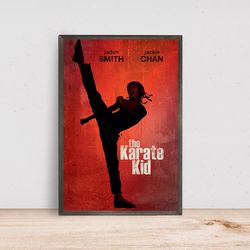 the karate kid movie poster, room decor, home decor, art poster for gift