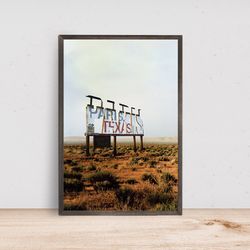 paris, texas movie poster classic film-poster gift- room decor wall art-1