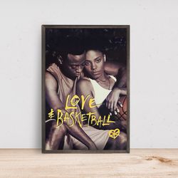 love & basketball movie poster, room decor, home decor, art poster for gift