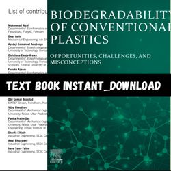 biodegradability of conventional plastics opportunities, challenges, and misconceptions 1st edition