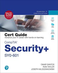 comptia security sy0-601 cert guide (5th editon) (omar santos, ron taylor, joseph mlodzianowski)