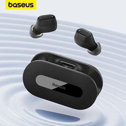 baseus bowie ez10 tws earphone bluetooth 5.3 wireless headphone fast charge mini in ear earbuds headset 0.06s.