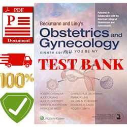latest 2023 beckmann and ling's obstetrics and gynecology 9th edition by robert casanova test bank all chapters