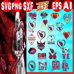 43 arizona cardinals bundle svg, bundle cardinals svg, sport svg,