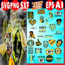 50 packers svg, green bay packers svg bundle, packers logo,green bay