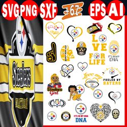 67 pittsburgh steelers svg bundle, steelers svg, steelers logo, steelers