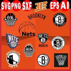 brooklyn nets logo svg - nets svg cut files - nets png logo - nba logo