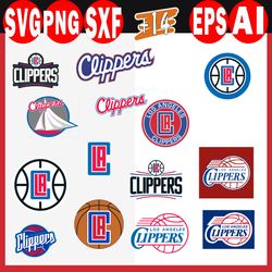 los angeles clippers logo svg - clippers svg cut files - clippers png logo, nba basketball team