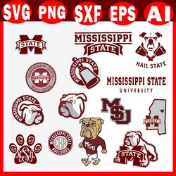 mississippi state bulldogs svg bundle, mississippi state bulldogs svg, sport svg, ncaa svg, png, dxf, eps digital file.