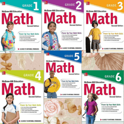 mcgraw-hill education math grade 1 2 3 4 5 6, second edition 2nd edition (kids) bandle