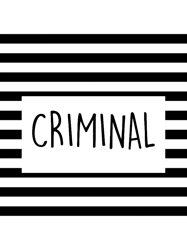 criminal banner design