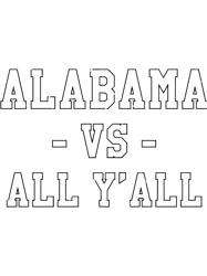 alabama vs all yall gameday college tball time