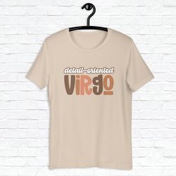 virgo zodiac boho shirt, virgo birthday gift shirt, astrology virgo sign shirt, comfort constellation shirt