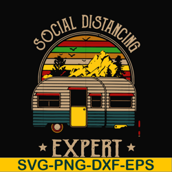 social distancing expert svg, png, dxf, eps digital file cmp018