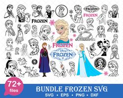 disney frozen, frozen silhouette, frozen party decor, frozen anna svg, frozen elsa