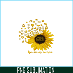 sunflower png you are my sunshine png camper van in sunflower png