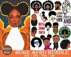 all files svg bundle, svg bundle cricut, mega bundle svg, afro svg, black woman queen svg cricut silhouette sublimation